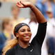 Serena Williams celebrates victory during her ladies singles first round match at the 2019 French Open on May 30, 2019, in Paris, France.